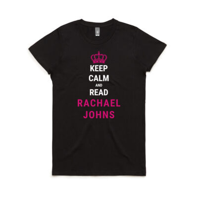 Keep Calm and Read Rachael Johns - Black & Pink Text Thumbnail